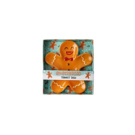 CGB Giftware | Christmas Gingerbread Man Trinket Dish | Gingerbread | Decoration | Homeware | Gift Box | Secret Santa | Joy To The World | GB07337