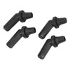 4pcs Sunroof Drain Tube Connector EEH500100 Rubber Black Replacement for