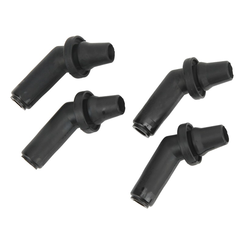 4pcs Sunroof Drain Tube Connector EEH500100 Rubber Black Replacement for