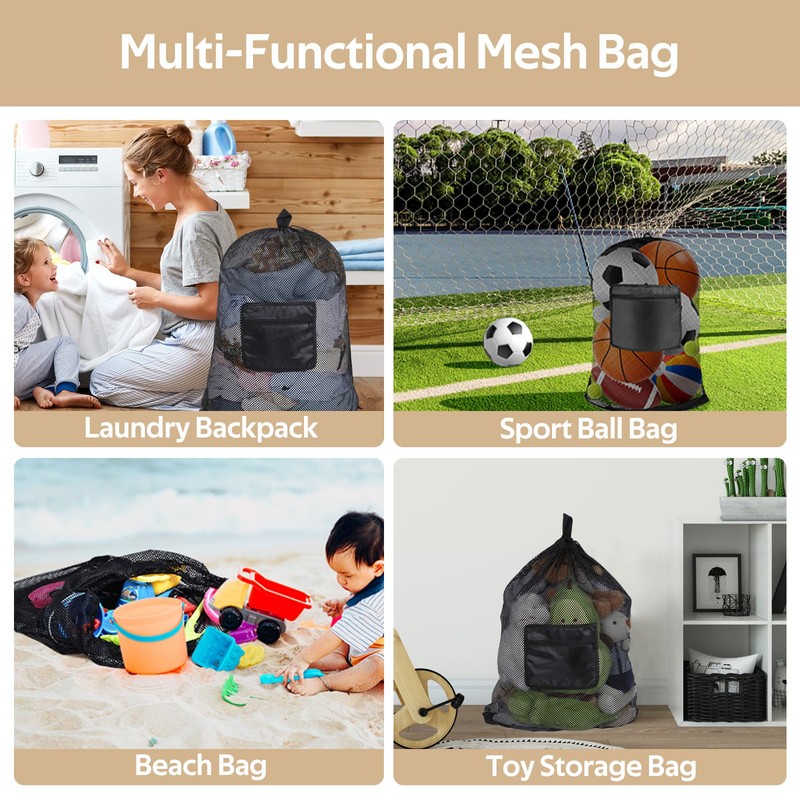 OTraki Mesh Laundry Bag 36 x 28 Inch Extra Large