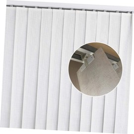 KONTONTY 12pcs Louver Repair Blades Repair Vane Saver Blinds Window Blind Replacement Parts Vertical Blind Vane Saver Metal Blind Repair Tab Vertical Blind Repair Tabs Iron White