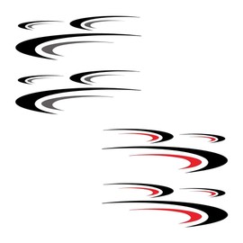 Kacepar KACEPAR Gro?e Vinyl-Aufkleber, Karosserie-Aufkleber, Vinyl-Streifen, Grafik-Aufkleber fr Wohnmobil, Wohnmobil, Anh?nger, Wohnmobil