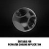 Richer-R Water Cooling Connector,2 Colors Computer Water Cooling Fitting Spherical