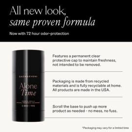 Each & Every Aluminum Free Deodorant for Men & Women - All Natural Deodorant for Sensitive Skin, EWG Verified - Clean, Baking Soda Free, Plant-Based Fragrance, Cedar & Vanilla (3 Pack, 2.5oz)