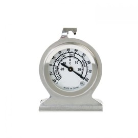 TrueCraftware- 2" Stainless Steel Dial Refrigerator/Freezer Thermometer -30-30 deg C/-20-80 deg F- Classic Fridge Thermometer Large Dial Thermometers for Freezer Refrigerator Cooler