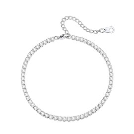 Richsteel Anklet Women's Anklets Jewellery Stainless Steel Gold/Black/Silver Petite Summer Foot Chain 22 cm + 5 cm Extension Chain Adjustable Size Chain, Stainless Steel