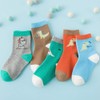 Zumou - Calcetines de algodón para niños pequeños, 5/10 unidades,