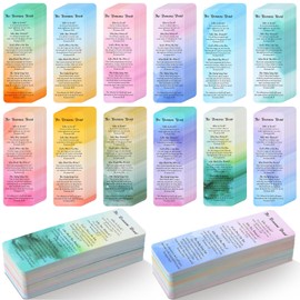 Skyygemm 240 Pcs Romans Road to Salvation Bookmarks 6 x 2 Inches Roman's Road Cardstock Bookmarks Bulk Christian Religious Bookmarks Watercolor Inspirational Scripture Gift for Church Pastor Men Women