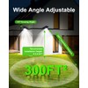LIFENGSOLER 118Leds Solar Motion Sensor Lights Outdoor, Clip on Solar