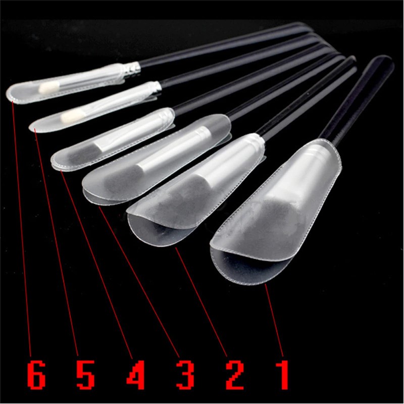12 Pcs Make Up Brushes Covers Plastic Cosmetic Brushes Guards