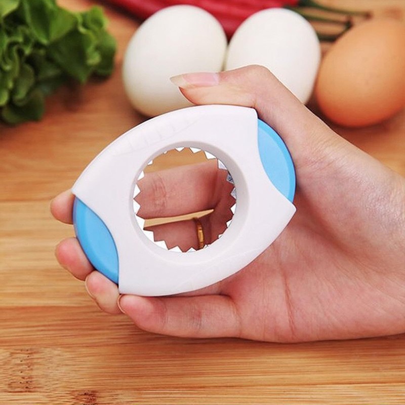 Generic 3pcs Multicolor Egg Cutter, Egg Shell Opener Topper Cutter