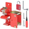 GUSUHAWK S16100500 One Way Lockable Gate Latch with 4-Digit Combination