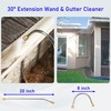 M MINGLE Telescoping Pressure Washer Wand, 20 Feet Aluminum High
