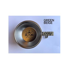 Efim BOUDARY LINE BL-SCG-GRBE Sierra Cup with Grip, Green Beige