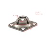 304 Stainless Steel M6 Heavy Duty Eye Plate Diamond Dech