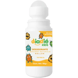 DIADIE KIDS Desodorante natural para Niños, Rollon 1 Pza