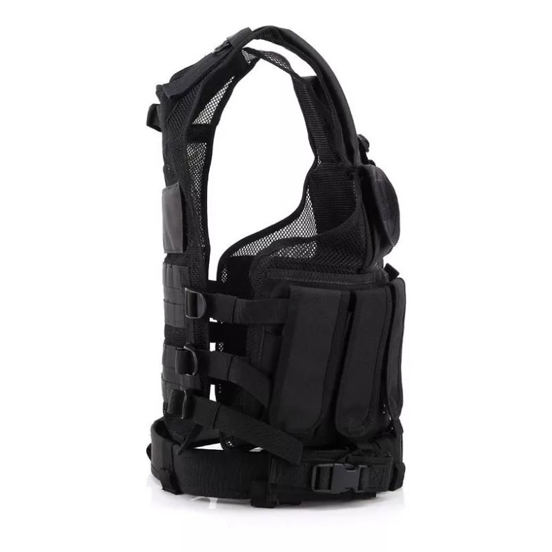 PopBabies Chaleco Tactico Porta Placas Militar Airsoft Paintball Bolso