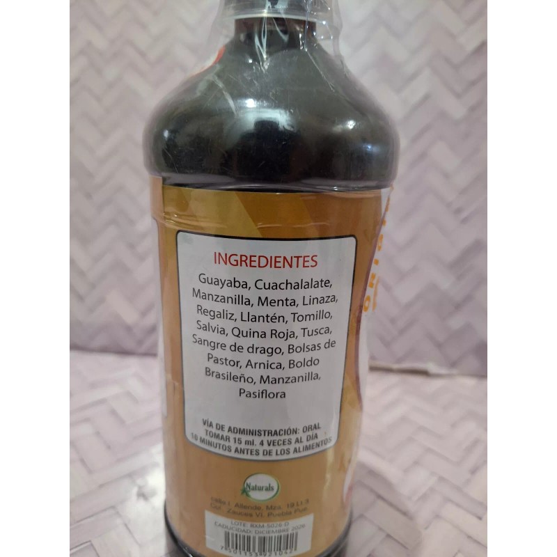 Chardon de marie Tonico Colitis Cronica 100% Natural 1 litro