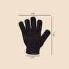 MOLOPPO Bath Glove 2PCS Use Loofah Sponge Exfoliating Body Scrubber