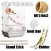 Craftsboys Basic Bird Cage, 24.8inch Parrot Cage (24.8" x 14.6"