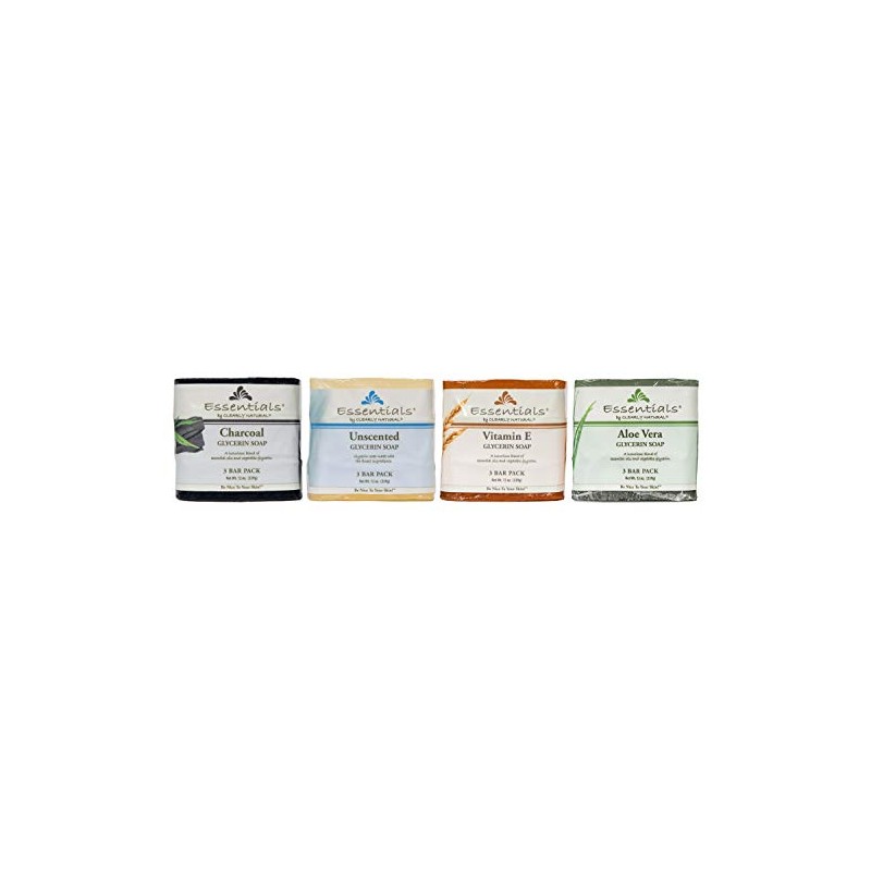 Clearly Natural Glycerine Bar Soap, Unscented, 3 Count, 4 oz