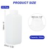 PATIKIL Reagent Bottles, 10 Pcs 250ml HDPE Narrow Mouth Square