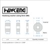 Hawkeng 8mm (M8) Nylon Spacers Standoff Washers (10 Pack) 4