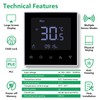 Wengart Digital Thermostat WG8818,AC230V 3A LCD Digital Display with Programming