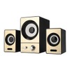 SADA 2.1 Stereo Surrounding Computer Laptop Speakers Clear PC Speakers