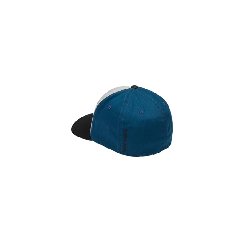 Volcom Men's Full Stone Heather Xfit Hat, Deep Blue