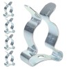 MerriwayÂ® BH01980 (5 Pcs) Tool Storage Terry Clip Spring Steel Bright Zinc Plated, 32 - 43mm (1.1/4 - 1.11/16 inch) - Pack of 5 Pieces