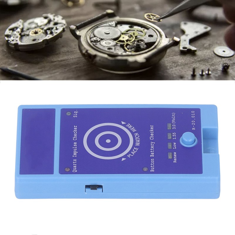 Quartz Watch Detector Dual Purpose Portable Quartz Impulse Tester Button