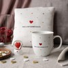 Gruss & CO Dream Globe with Heart Man Motif, Snow