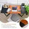 Tangkula 63 Inch Large Home Office Computer Desk, Simple Study