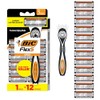 BIC Flex 5 Refillable Men's 5 Blade Razors, Holiday Grooming