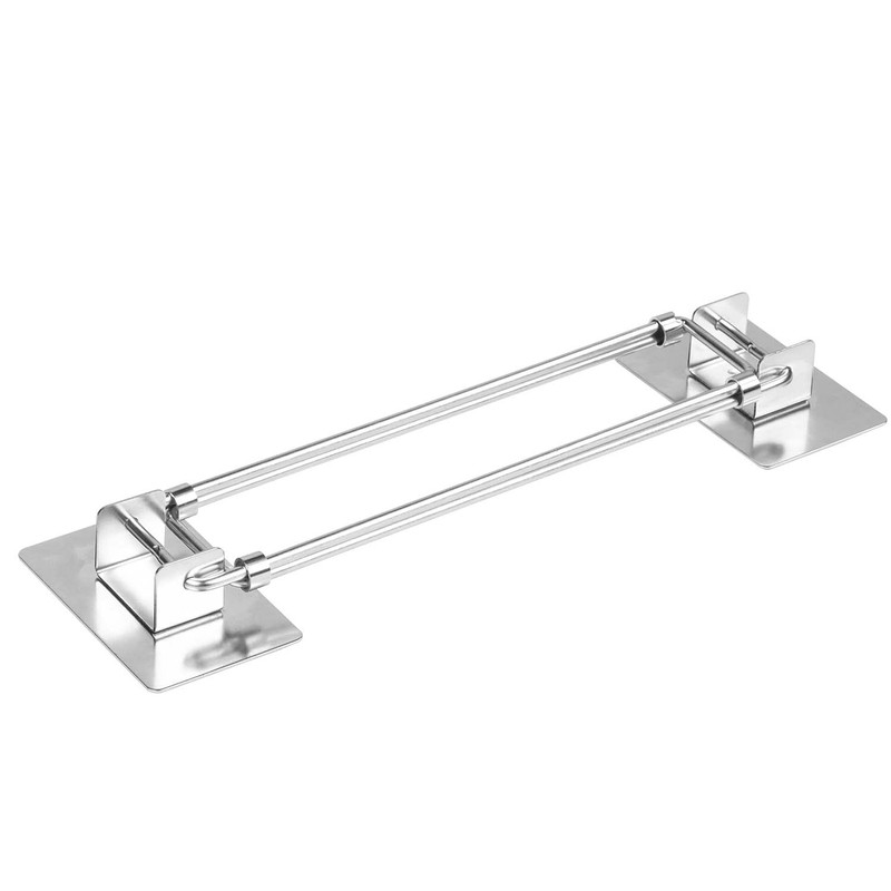 RV Shower Corner Storage Bar- Adjustable Stainless Steel Rod for