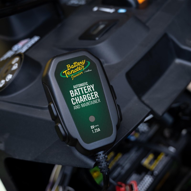 Battery Tender Junior 8V, 1.25 AMP Car Battery Charger and
