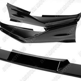 DTM For 25-26 Toyota Camry SE XSE Painted Black Front Bumper Lip Body Kit Spoiler