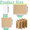3-Pack Glassware Protection Set，Glassware Dish Packing Boxes Corrugated Dividers &