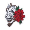 CLOVER INTER Japanese Kitsune Fox Mask Iron on Patches Embroidered