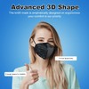 YOTU KN95 Face Masks 60 Pcs,5 Layers Cup Dust Mask,Filter
