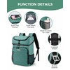 BAGLHER Cooler Backpack 30 Cans, Leakproof Waterproof Cooler Bag with