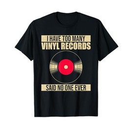 Cool Vinyl Record For Men Women LP Record Lover Music Artist T-Shirt