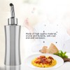 250ml Stainless Steel Oil Bottle Leak Proof Sauce Vinegar Bottles
