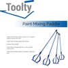 Toolty Paint Mixing Paddle 60mm - Painted Mixer, Whisk, Stirrer