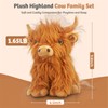 Highland Cow Stuffed Animal Toy Brown Highland Cow Gift for