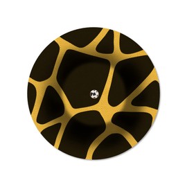 MySweetStitch | Patch for Freestyle Libre 1 & 2 Sensor with Ventilation Hole Waterproof, Round (10 Pieces) | Made in Germany | Outer Ø 65mm, Inner Ø 6mm | Savannah