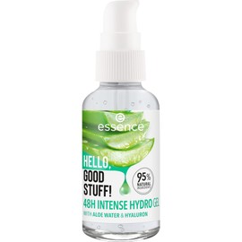 essence HELLO, GOOD STUFF! 48h Intense Hydro Gel, Face Serum, Transparent, Moisturising, Smoothing, Nourishing, Natural, Gely, Vegan, Oil-Free, Alcohol-Free, Paraben-Free, Pack of 3 (3 x 30 ml)