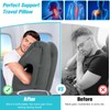 Rewondah Inflatable Travel Pillows for Airplanes | Airplane Pillow for