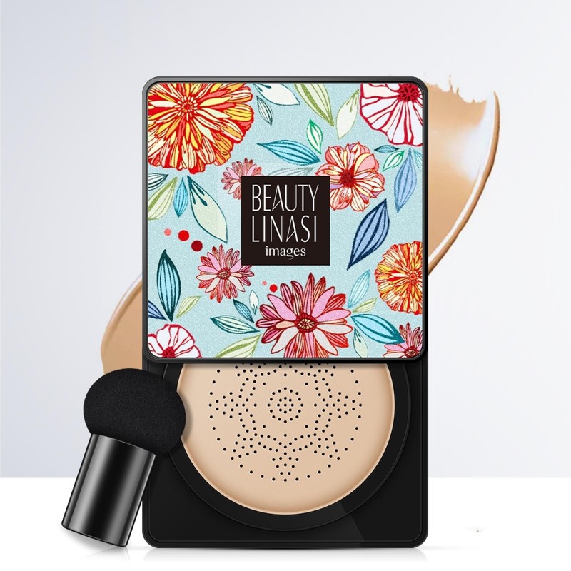 Voluroky Cushion Foundation - Whitening, Glossy, Beautiful, Moisturized & Bright,